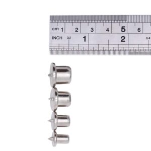 AUTOTOOLHOME Dowel and Tenon Center Transfer Plugs Point 1/4", 5/16", 3/8" and 1/2" Set of 8