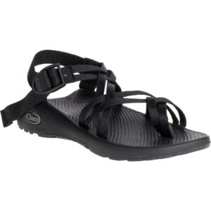 Chaco Womens ZX/2 Classic, With Toe Loop, Outdoor Sandal, Black 8 W