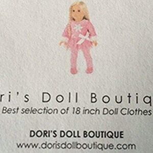Doll Hangers Set of 24 Plastic Hangers, Fits 18 Inch Dolls Clothes Girl, Doll Accessories 18" Doll Clothing Doll Clothes