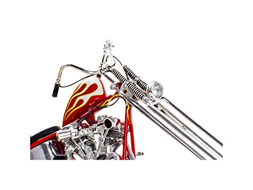 Revell 17326 L.A. Street Chopper 1:8 Scale 107-Piece Skill Level 5 Model Motorcycle Bike Building Kit,White