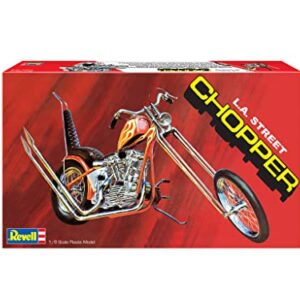 Revell 17326 L.A. Street Chopper 1:8 Scale 107-Piece Skill Level 5 Model Motorcycle Bike Building Kit,White