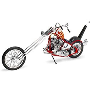 Revell 17326 L.A. Street Chopper 1:8 Scale 107-Piece Skill Level 5 Model Motorcycle Bike Building Kit,White