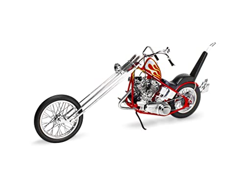 Revell 17326 L.A. Street Chopper 1:8 Scale 107-Piece Skill Level 5 Model Motorcycle Bike Building Kit,White