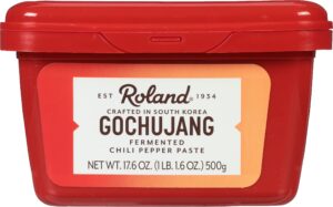 roland foods gochujang, korean fermented hot chili paste, 17.6 oz