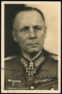 kirkland signature general erwin rommel wwii hero 8 x 10 photo autograph on glossy photo paper