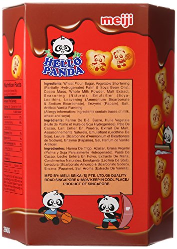 Meiji Hello Panda Chocolate Biscuit, 9.1 Ounce