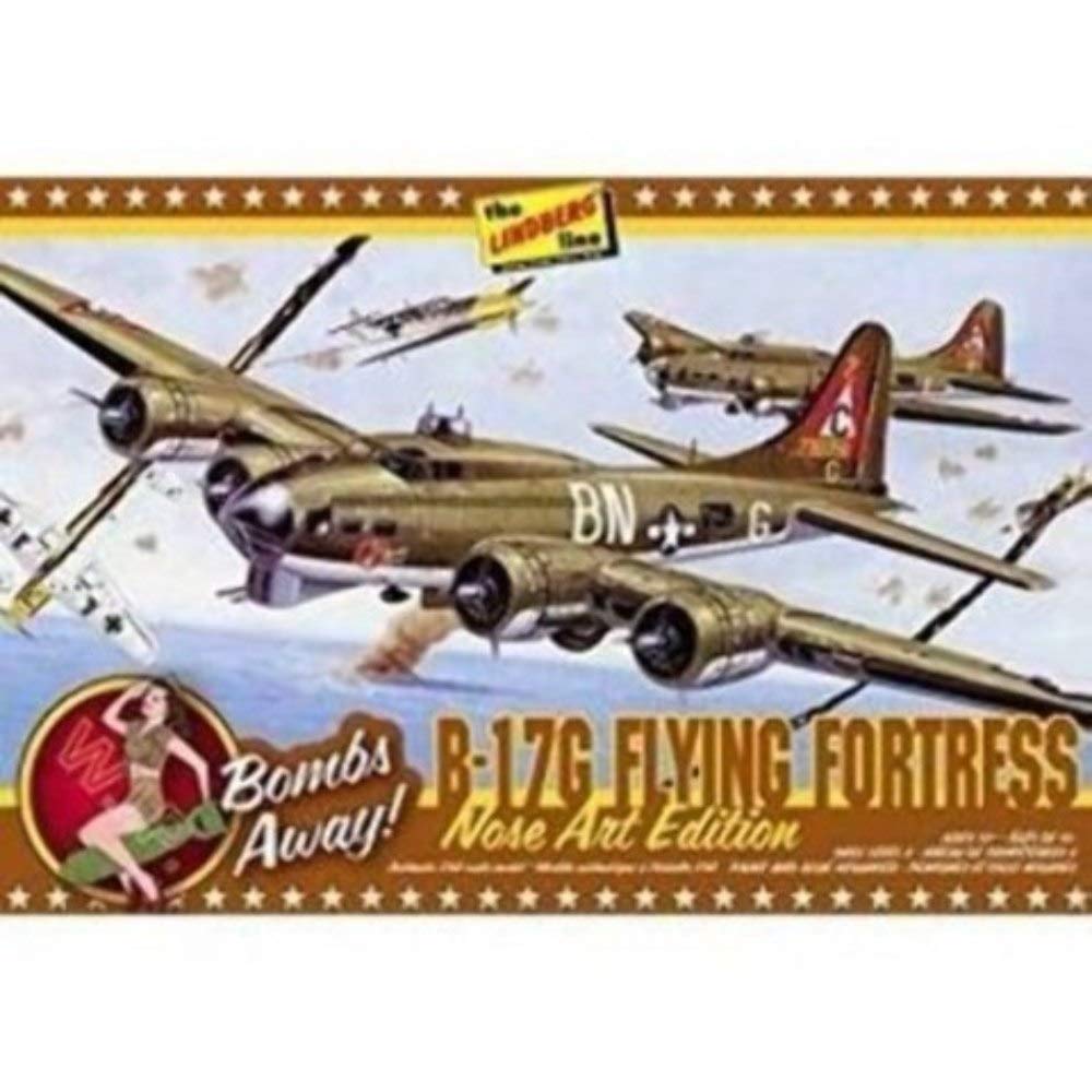 Lindberg Models 1:64 Scale B-17G Nose Art Edition Model Kit