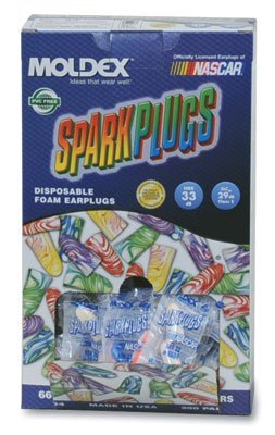 Moldex Sparkplugs Earplugs in PlugStation Dispenser Box - Uncorded (200 Pairs per Dispenser) (1 Dispenser Box) - AB-266-2-70