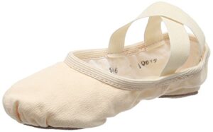 so danca women's ankle strap ballet shoe, pink, 6.5