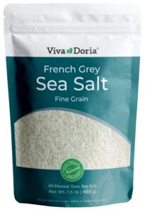 viva doria sel gris french light grey sea salt, 1.5 lb (24 oz)