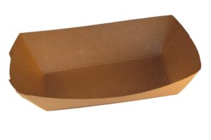 specialty quality packaging 7153 food tray, 300, kraft plain (pack of 500)