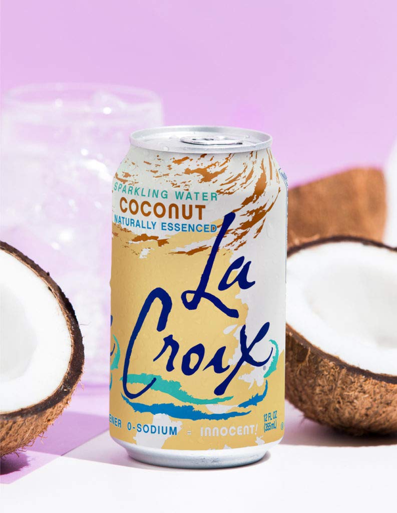 LaCroix Sparkling Water, Coconut, 12 Fl Oz (pack of 8)