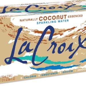 LaCroix Sparkling Water, Coconut, 12 Fl Oz (pack of 8)