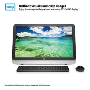 HP 23-r110 23-Inch All-in-One Desktop (Intel Pentium, 4 GB RAM, 1 TB HDD)