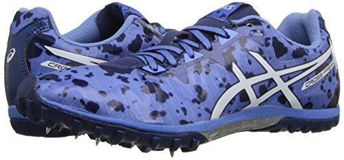 ASICS Women's Cross Freak 2 Cross Country Running Shoe, Powder Blue/White/Navy, 10 M US