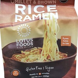 Lotus Foods Organic Brown Rice Ramen (12 Packper Bag), 30 oz