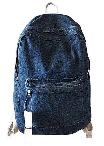 Kedera College School Denim Backpacks Girls Cute Bookbags Student Backpack Laptop for Teenage