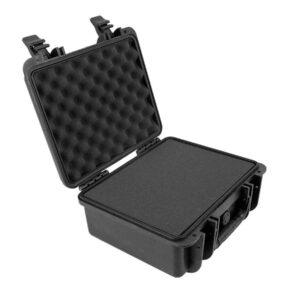 Monoprice Weatherproof/Shockproof Hard Case - IP67, Customizable Foam, 13" x 12" x 6", Black - Pure Outdoor Collection