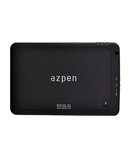 Azpen A1048 10.6 Inch 1366 x 768 HD IPS LCD Quad Core Android 5.1 OS Tablet with 1GB RAM & 8GB Storage Dual cameras Ebook Store Game Store (20 Free) OfficeSuite and Google Play