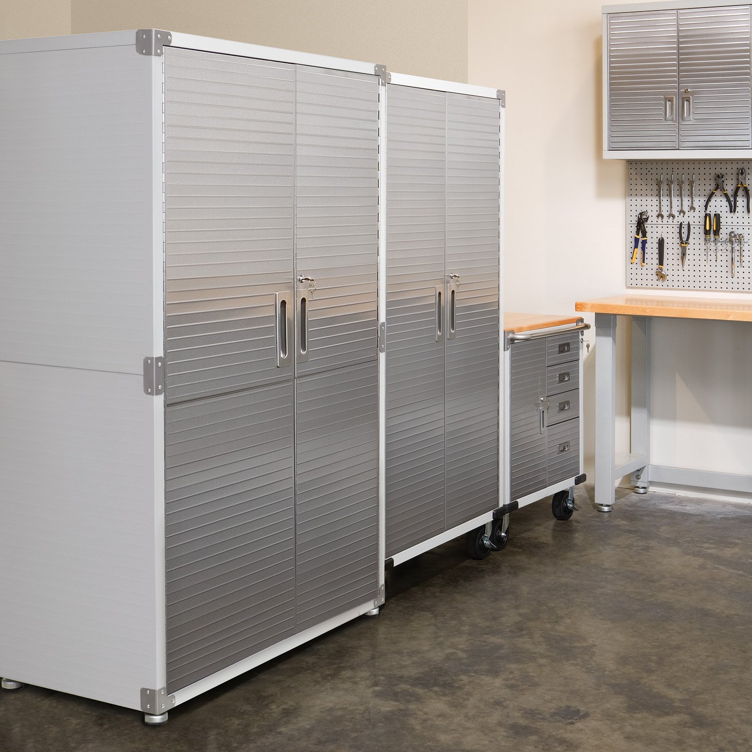 Ultra HD Mega Storage Cabinet - Stainless Steel