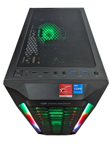 Centaurus Electra 2 Gaming Computer - AMD Ryzen 7 7700 8-Core AM5, 32GB DDR5 RAM, GeForce RTX 4070 Super, 1TB NVMe SSD, Windows 11 PRO, Wraith Spire Cooler, WiFi, RGB. Fast Gaming PC!