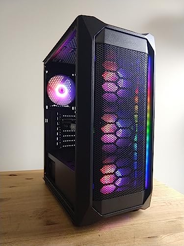 Centaurus Electra 2 Gaming Computer - AMD Ryzen 7 7700 8-Core AM5, 32GB DDR5 RAM, GeForce RTX 4070 Super, 1TB NVMe SSD, Windows 11 PRO, Wraith Spire Cooler, WiFi, RGB. Fast Gaming PC!