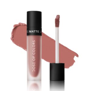 dose of colors liquid matte lipstick - truffle