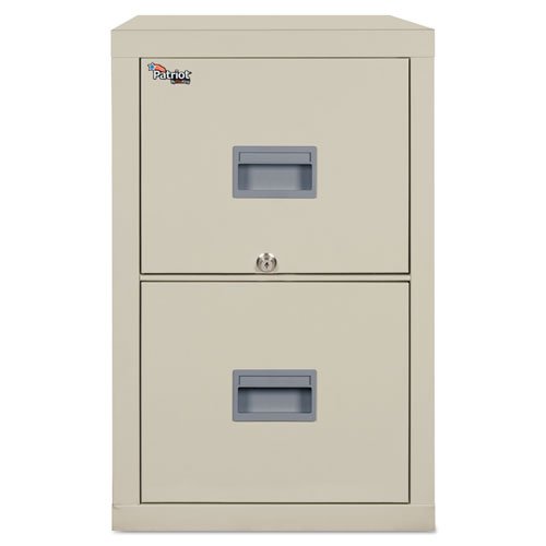 Patriot Insulated Two-Drawer Fire File, 17 3/4w x 25d x 27 3/4h, Parchment