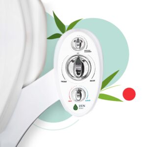 zen bidet attachment with self-cleaning nozzles and ceramic valves - 15 minute diy toilet installation with picture instructions