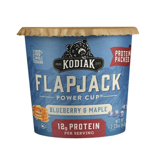 Kodiak Cakes Pancake On the Go, Blueberry and Maple, 2.16 Ounce (Pack of 12)