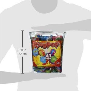 Ring Pop Hard Candy Pops, Variety Pack,2.55 pounds, 44 Count