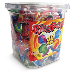 ring pop hard candy pops, variety pack,2.55 pounds, 44 count