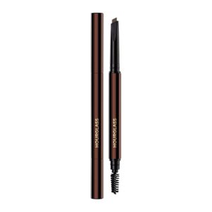 hourglass arch brow sculpting pencil. warm brunette shade mechanical eyebrow pencil for shaping and filling.cruelty-free and vegan