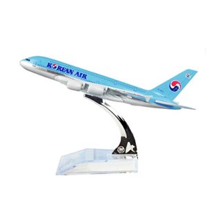 24-hours korean air a380 plane model airplane models birthday gift