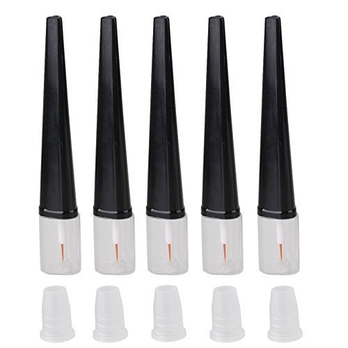 Teensery 5 Pcs 8ml Empty Mascara Tube Eyelashes Tube Eyeliner Vials Bottle Tube With Plug