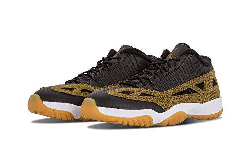 Nike Men's Air Jordan 11 Retro Low Black/Yellow/Red/Green 306008-013 (Size: 9)