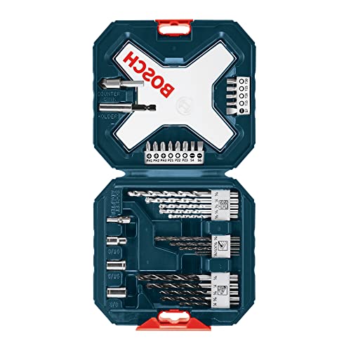 BOSCH MS4034 Drilling and Driving Set (34-Piece) , Black