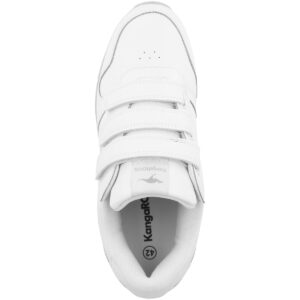 KangaROOS Unisex Fitness Shoes, White White Lt Grey 002, 12 US Women