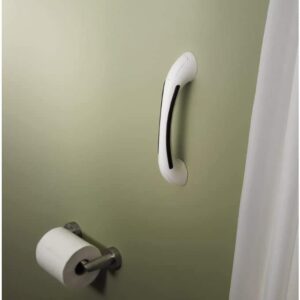 Delta Faucet DF509-SG1 Wall Mounted 9" Designer Assist Bar with Soft Grip in White