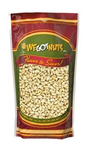 we got nuts - raw whole & natural pine nuts 2 lbs (32oz)– premium quality fresh kosher pine nuts - natural & healthy snack – great for cooking, pesto, salads & more