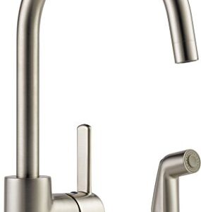 Peerless Precept Single-Handle Kitchen Sink Faucet with Side Sprayer, Stainless P199152LF-SS