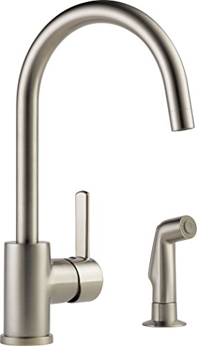 Peerless Precept Single-Handle Kitchen Sink Faucet with Side Sprayer, Stainless P199152LF-SS