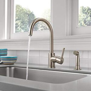 Peerless Precept Single-Handle Kitchen Sink Faucet with Side Sprayer, Stainless P199152LF-SS