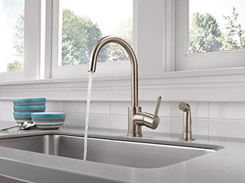 Peerless Precept Single-Handle Kitchen Sink Faucet with Side Sprayer, Stainless P199152LF-SS