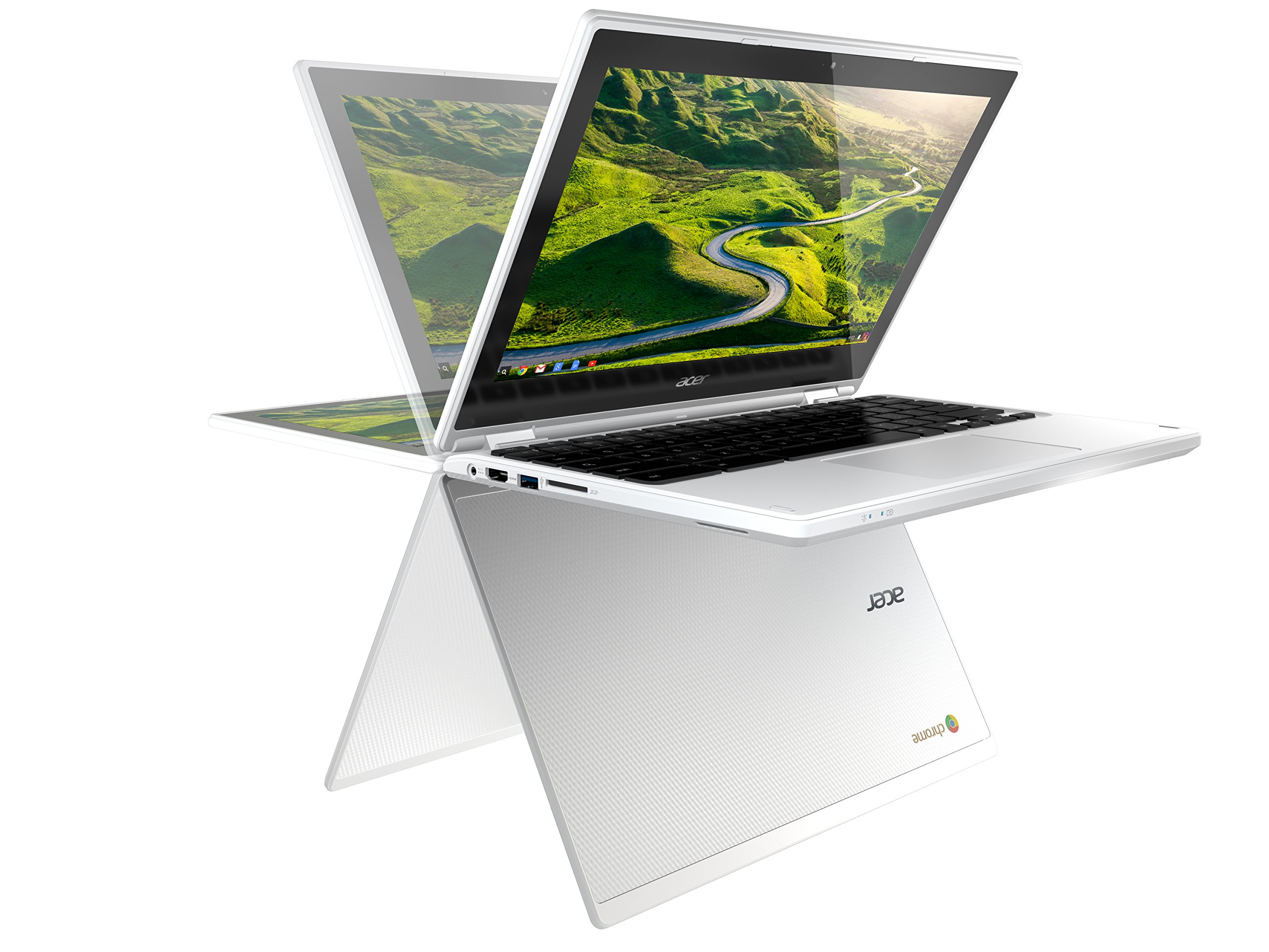 Acer Chromebook R11 Convertible, 11.6" HD Touch, Intel Celeron, 2GB Memory, 32GB Storage, Google Chrome, CB5-132T-C32M