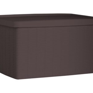 Stefanplast Elegance Storage Box, Mocha, 29 x 39 x 21 cm