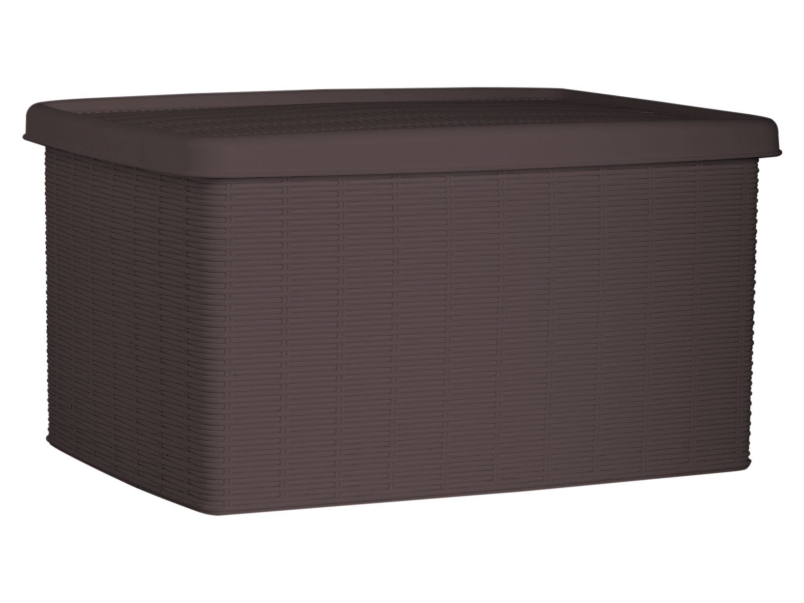 Stefanplast Elegance Storage Box, Mocha, 29 x 39 x 21 cm