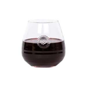 Juliska Berry & Thread Stemless Red Wine Glass