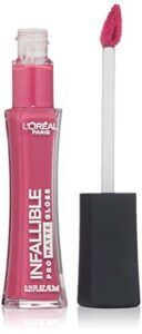 l’oréal paris cosmetics infallible lip pro matte gloss, fuchsia amnesia, 0.21 fl. oz.