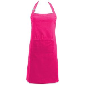 dii everyday basic kitchen collection, chef apron, neon pink